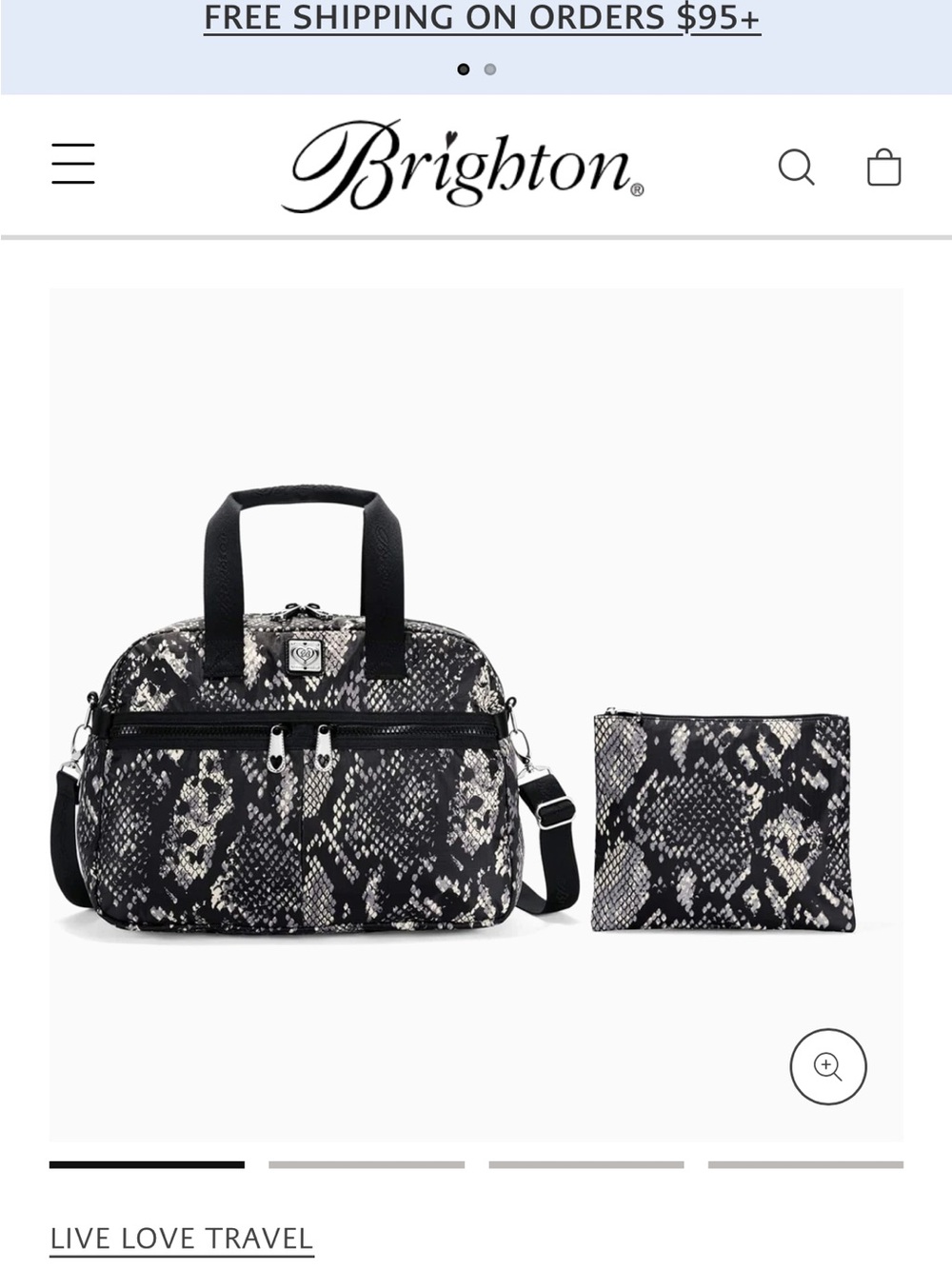 Brighton Mojave Jetsetter Duffle